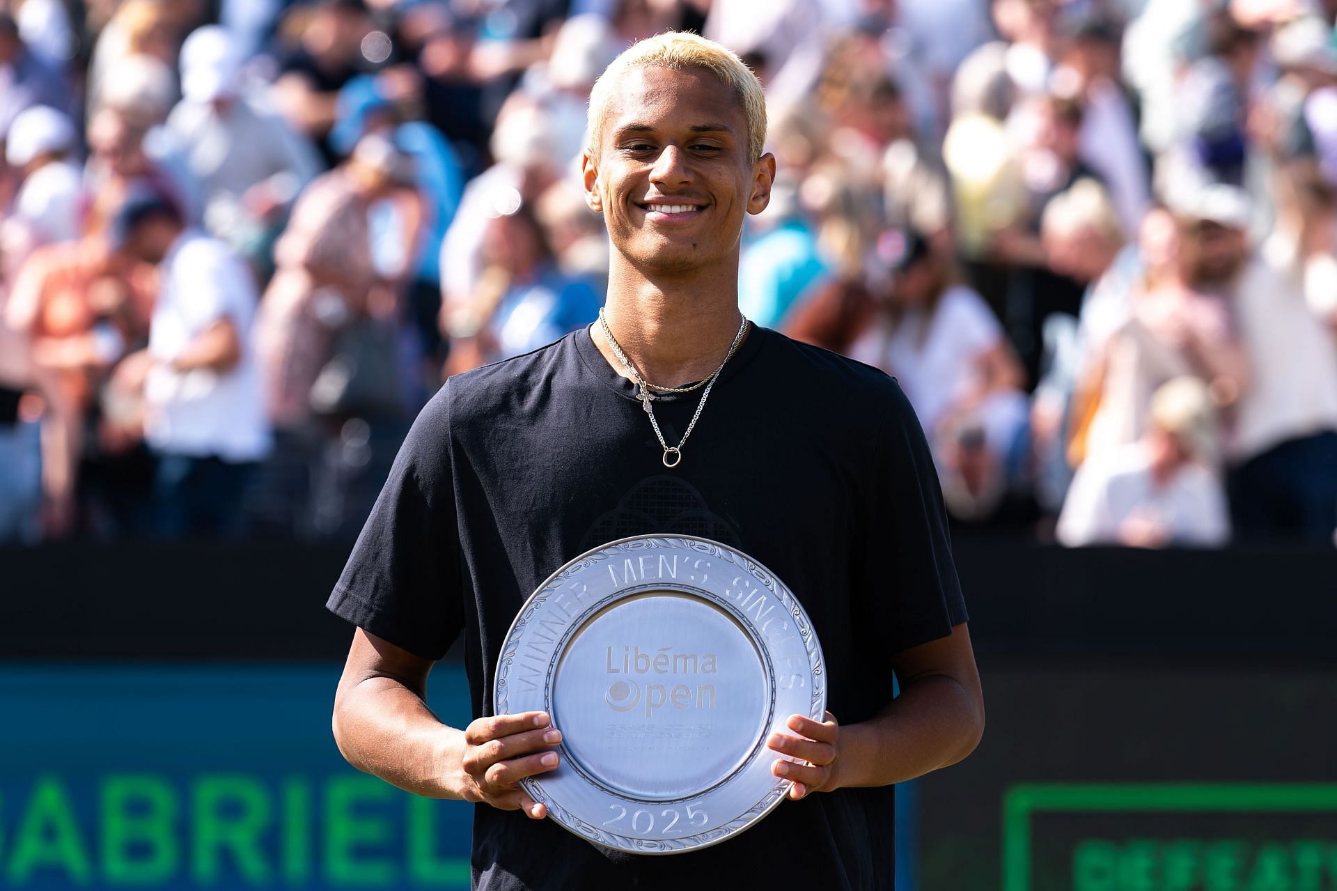 Gabriel Diallo at the Libema Open 2025. (Photo: Getty)